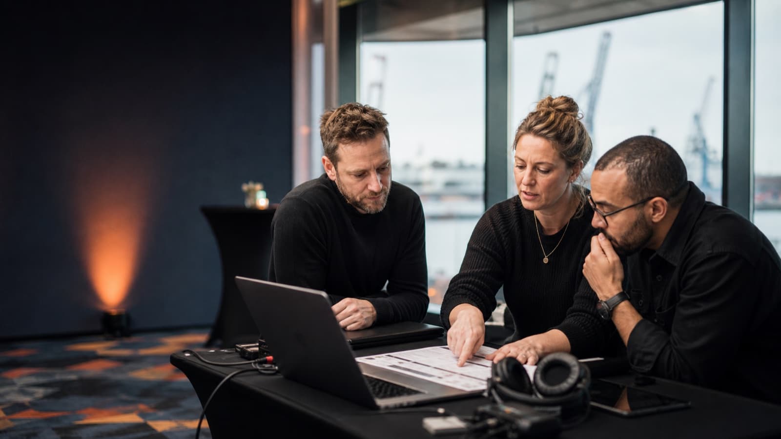 Eventproduktion wird im Team geplant